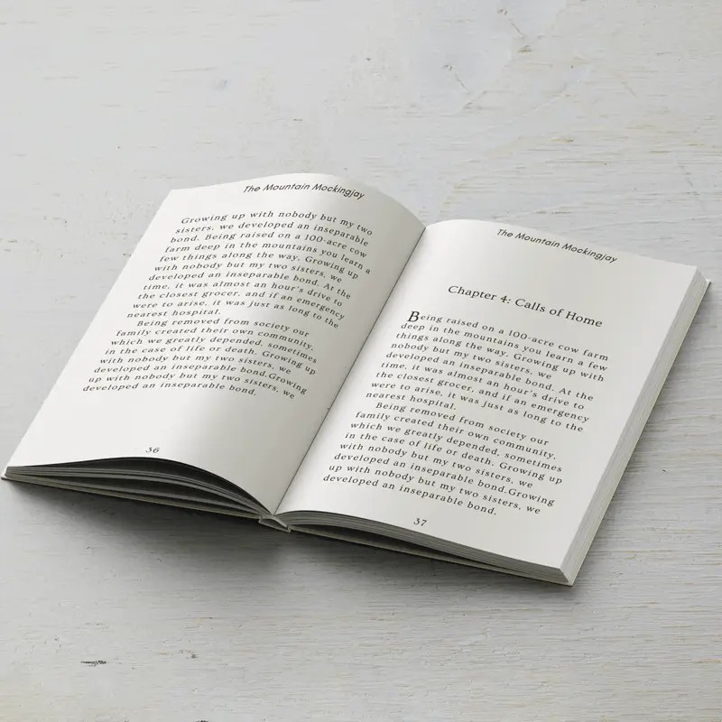 AI transforming story into beautiful book content