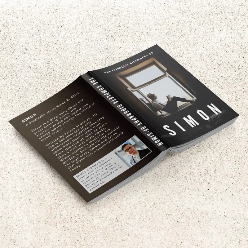 Professional finished memoir book